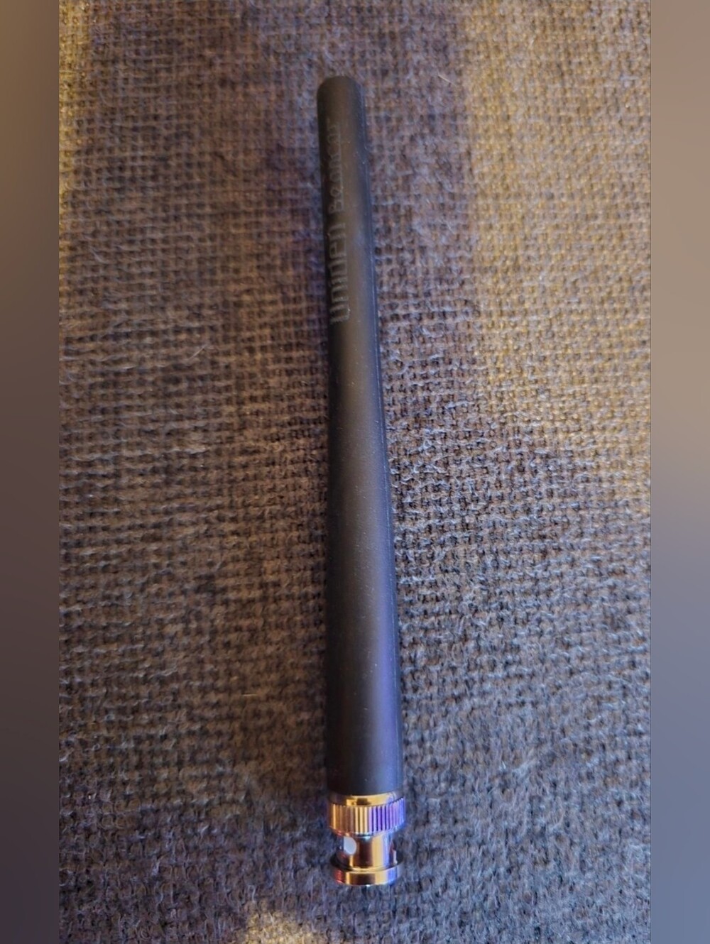New Black Rubber Uniden OEM Antenna Whip with Metal Connector